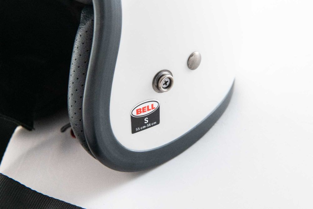 Kask otwarty BELL Custom 500 biały rozmiar S