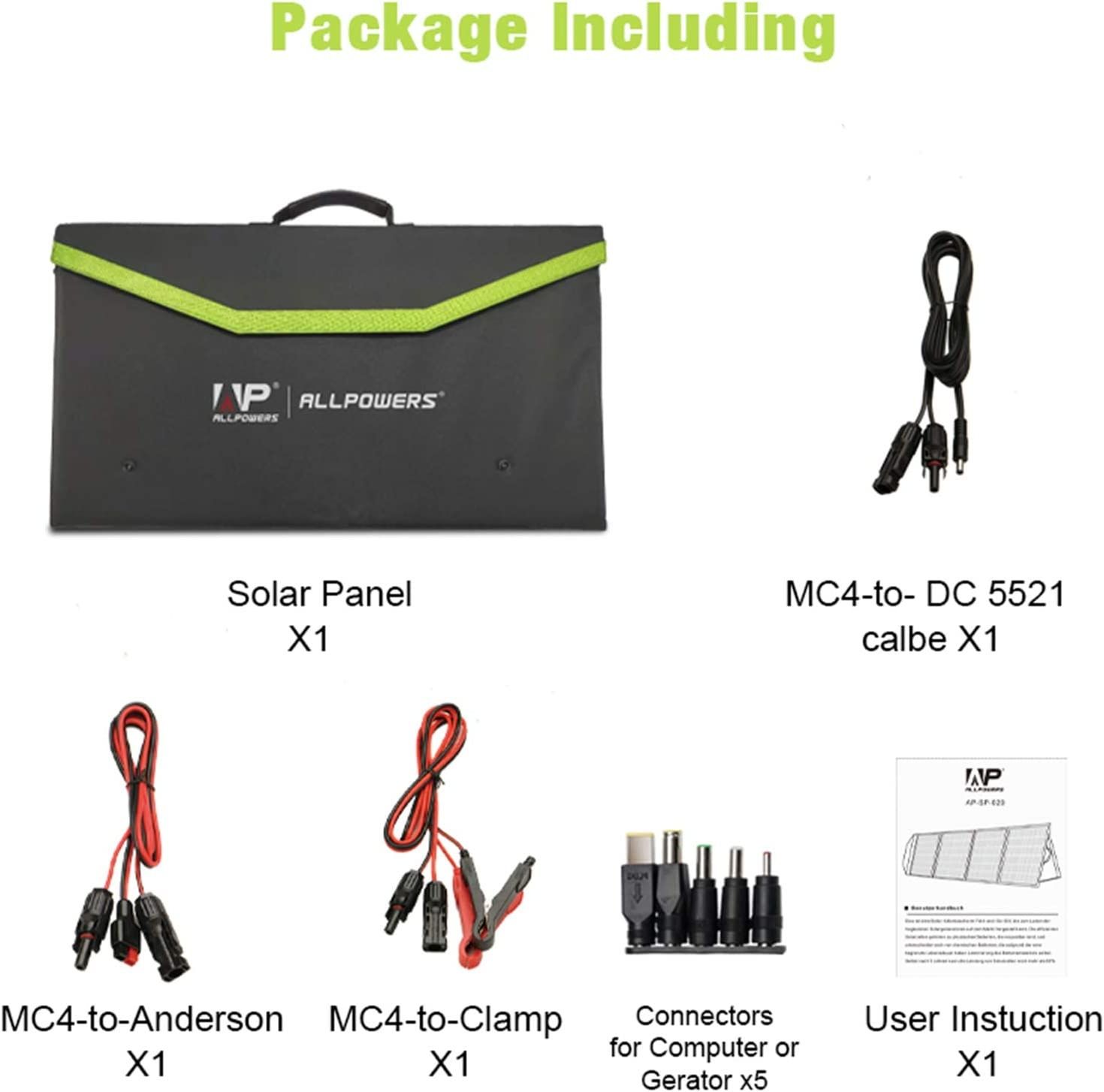 ALLPOWERS SP029 140W сонячна панель  Portable Solar Panel