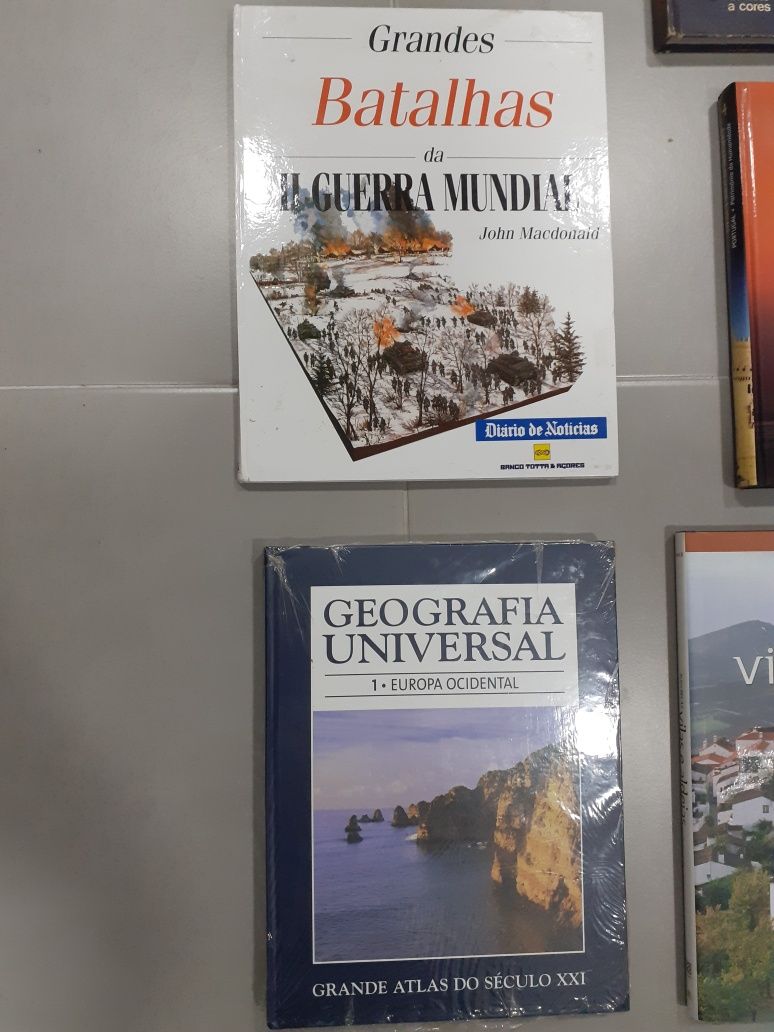 Livros do mundo : atlas e outros : conj 9 livros