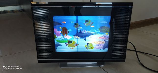 Lampka rybki telewizor ruchomy obraz.