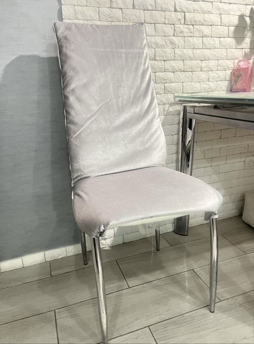 Чехол подушка матрас на стілець на кухню табурет кресло диван лавку