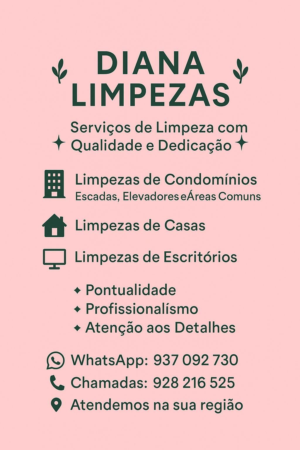 Limpezas domésticas e outros