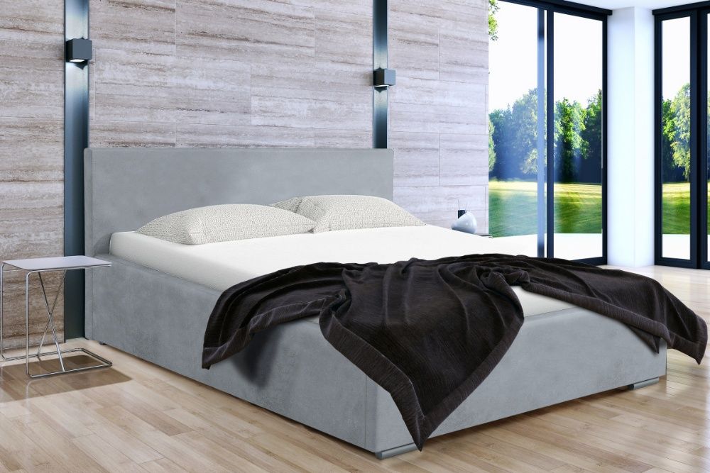 Łóżko sypialniane tapicerowane różne wymiary PROMOCJA stelaż+pojemnik