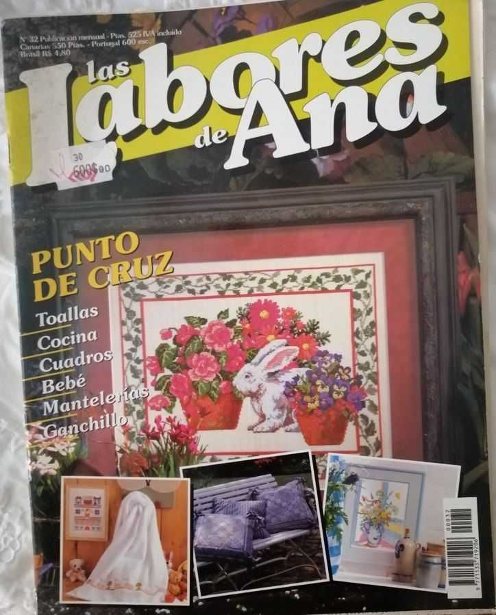 5 Revistas Antigas (1990) "Las Labores de Ana"