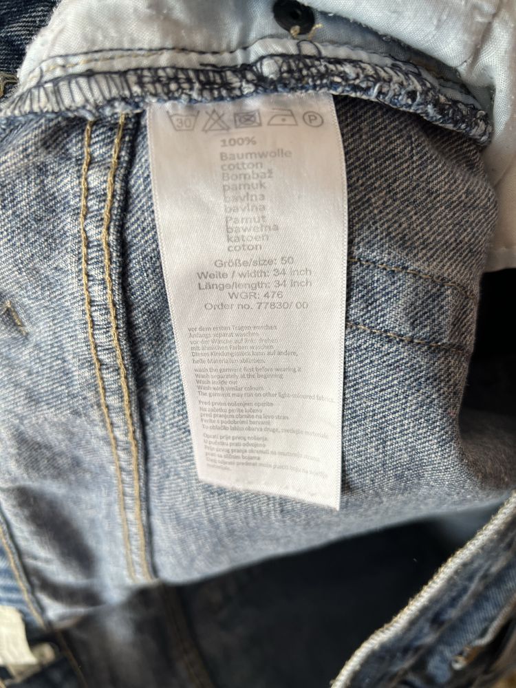 Чоловічі джинси варенки Identic denim 34/34 в гарному стані