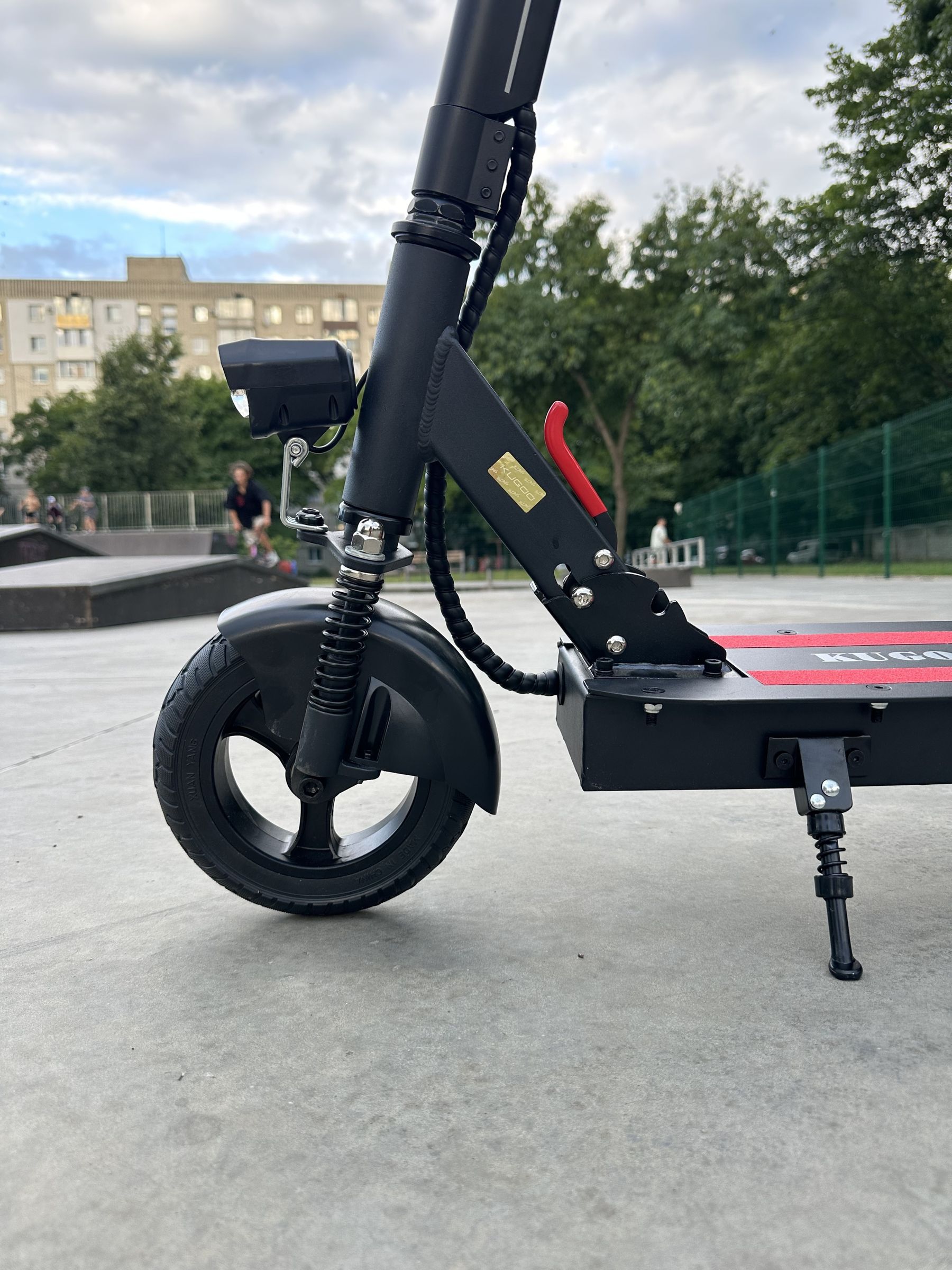 Электросамокат KUGOO M2 Black с сиденьем