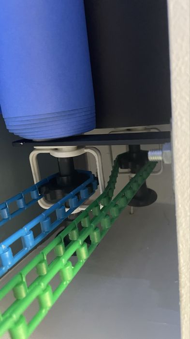 Suporte de parede para telas chroma key + 4 rolos