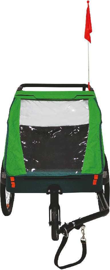 2w1 Przyczepka Wózek Bellelli Trailblazer zielona - W-wa Bemowo