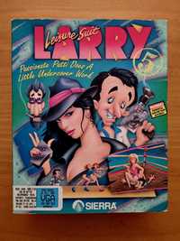 Leisure Suit Larry 5 jogo PC Big Box computador IBM vintage antigo