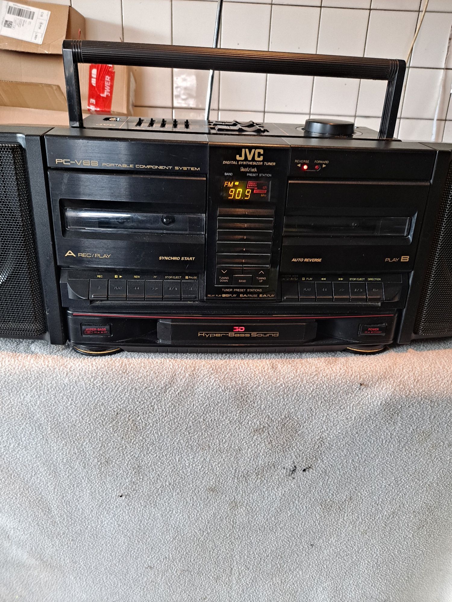 JVC PC-V88 made in Japan - radiomagnetofon vintage