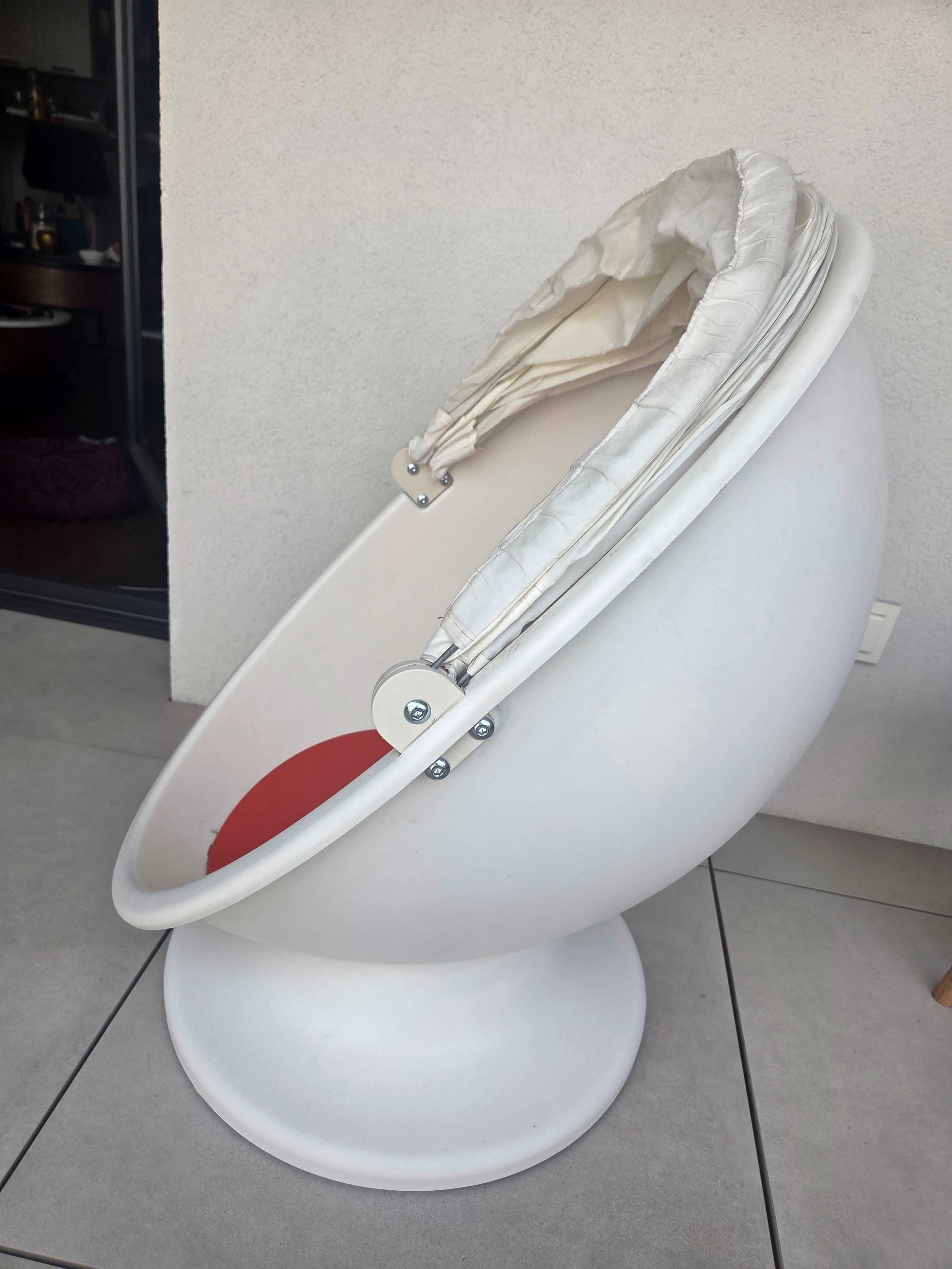 IKEA LOMSK Fotel obrotowy dla dzieci biały używany