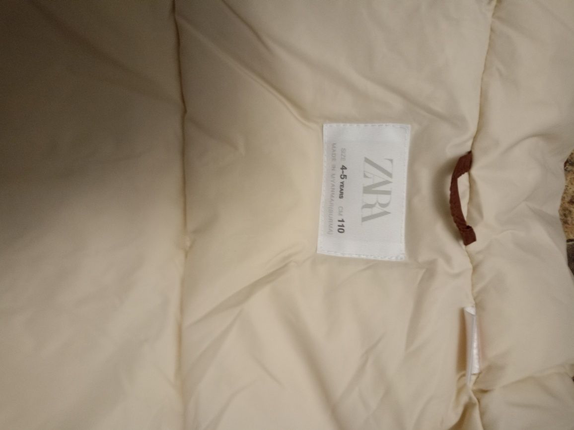 Куртка пуховик Zara 4-5 p.