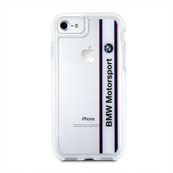 Etui Hardcase Bmw Bmhcp7Spvwh Iphone 7 Transparent White Shockproof