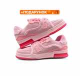 Жіночі Кросівки Louis Vuitton Trainer Pink (Рожеві),луі,луі віттон,lou