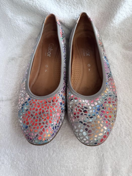 Туфли балетки мокасины gabor 39p