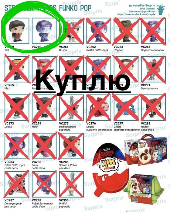 Stranger Things | Kinder Funko | Дивні Дива