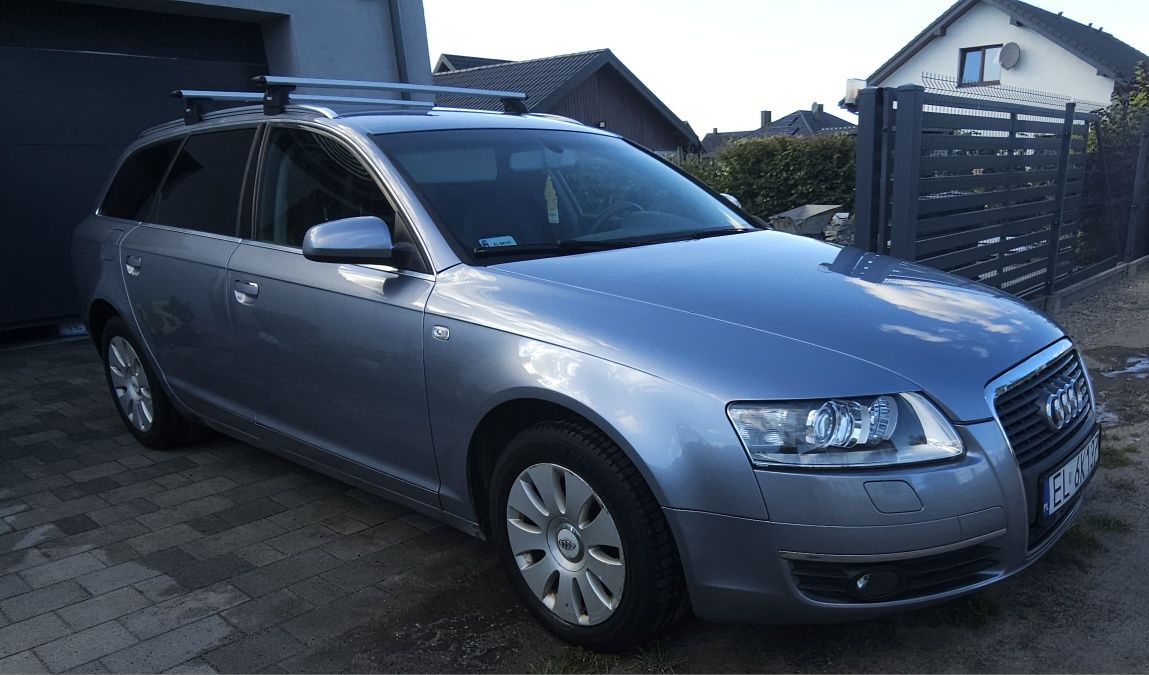 Audi A6 C6 Avanti Czarna Skóra Hak
