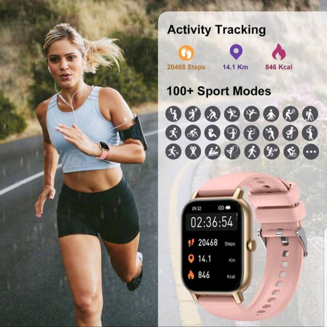 Nowy smartwach 2 bransoletki polskie menu