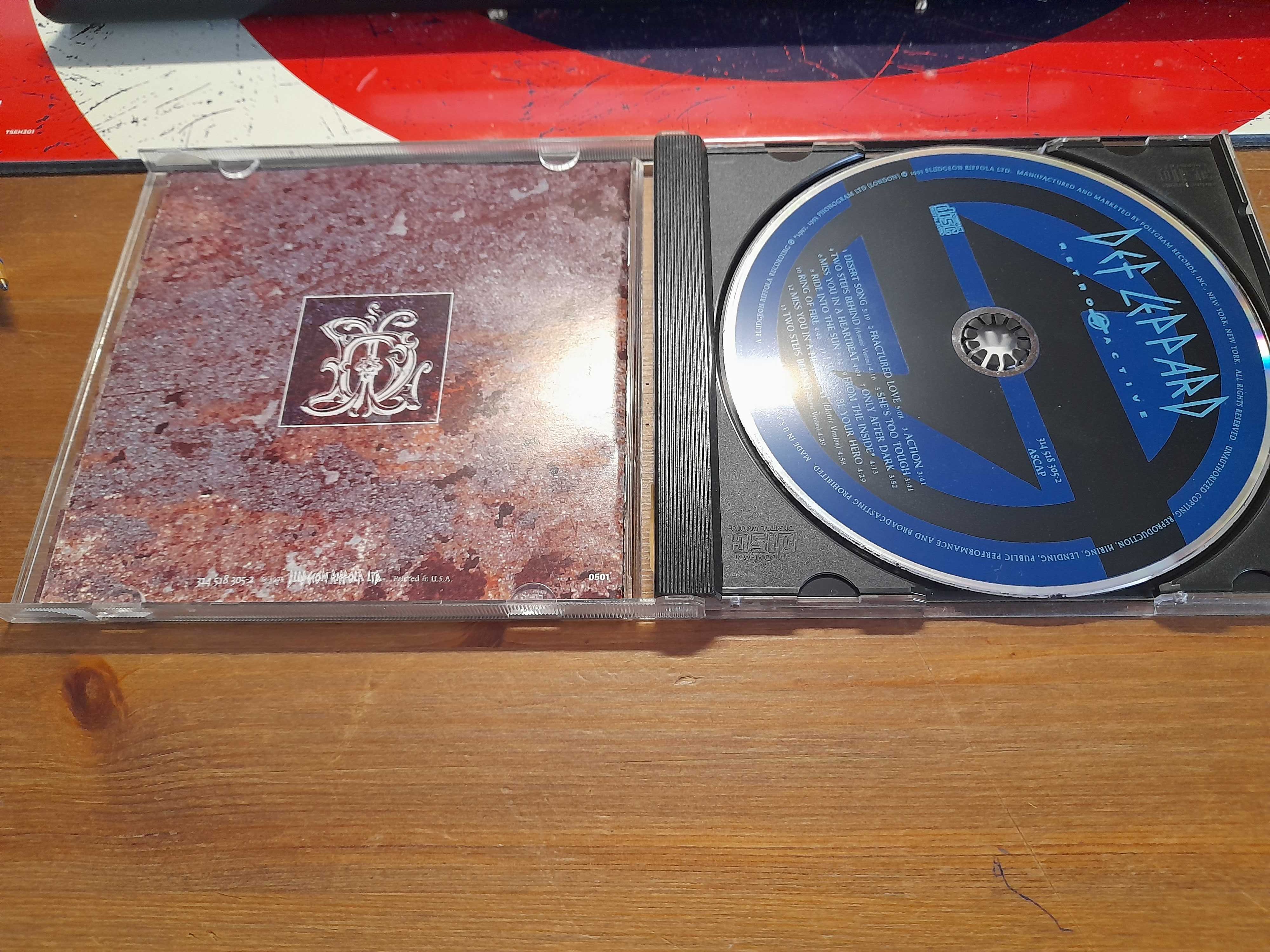 Pack de 3 Cds - Def Leppard (rock) em bom estado gravações originais.