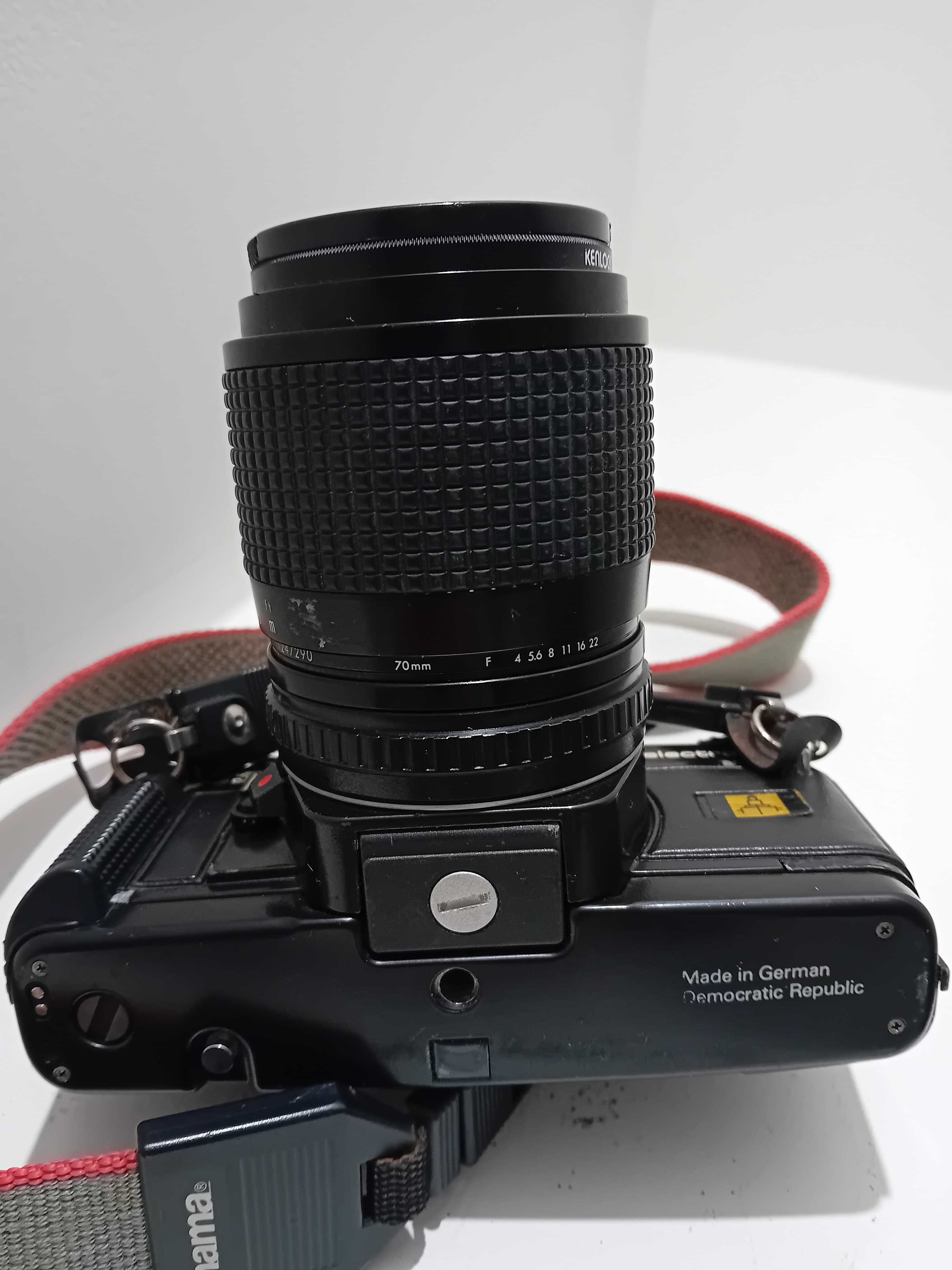 Praktica BC3 Electronic with Sigma 28-70mm f3.5-4.5 lens and strap