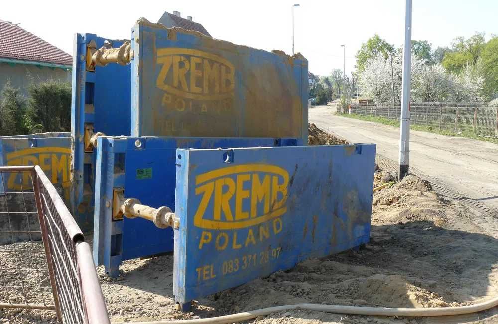 Zabezpieczenie WYKOPÓW ziemnych 350/240/6 ZREMB