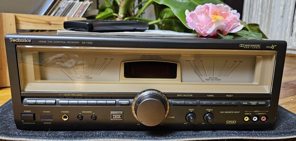 Technics SA-TX50 THX Amplituner AV+oryginalny pilot-bdb. stan