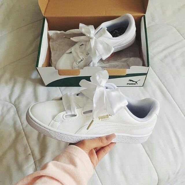 Sapatilha PUMA Basket Heart Satin