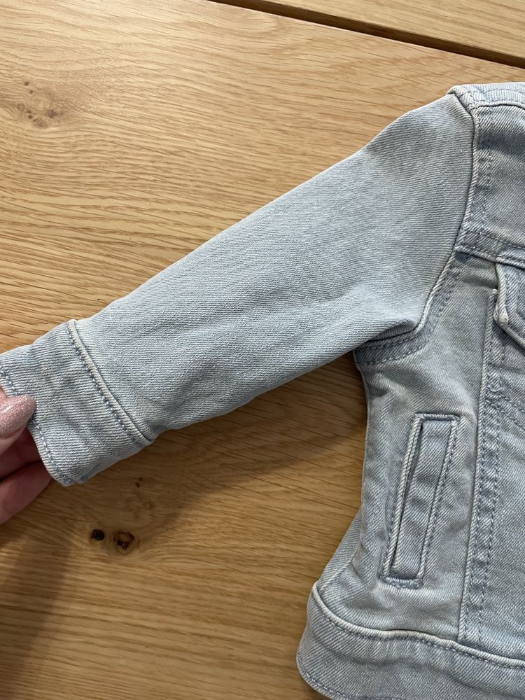 Kurtka jeansowa niemowlęca dziecięca River Island orginalna