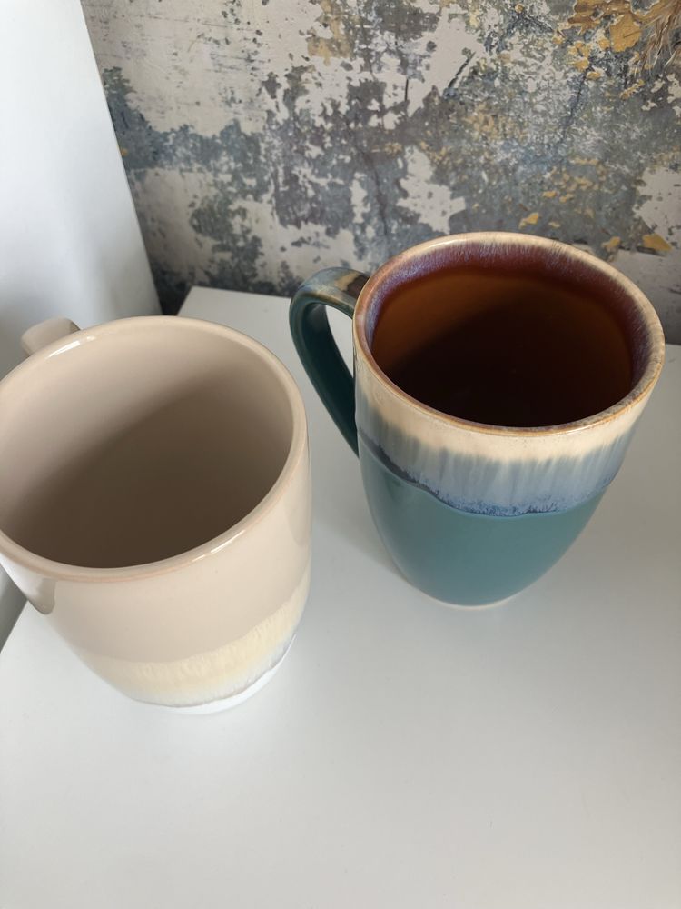 Kubki,filizanki ceramiczne bezowe poj.0,40 ml