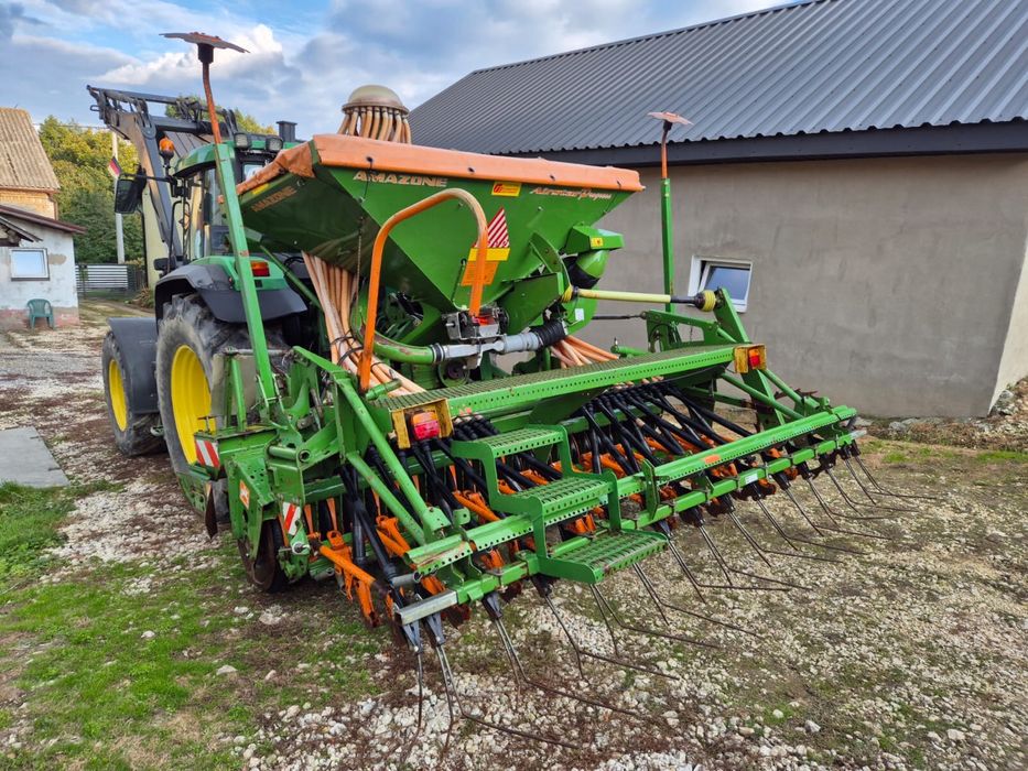 Zestaw Amazone KE303 AD-PL 3m wał GUMOWY uprawowo siewny agregat