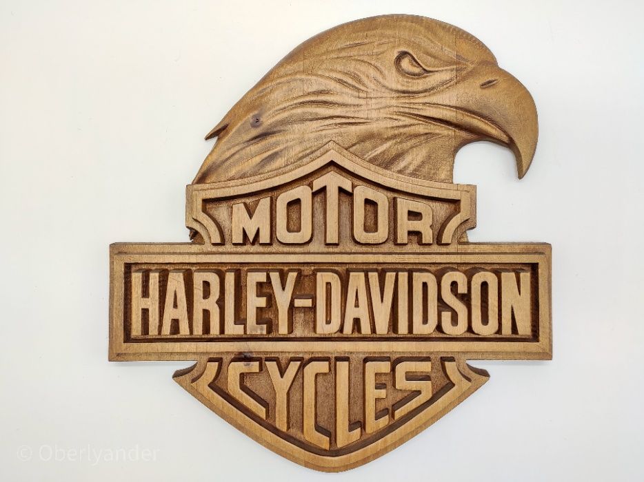Orzeł Harley Davidson obraz,rzeźba.Prezent dla harleyowca,motocyklisty