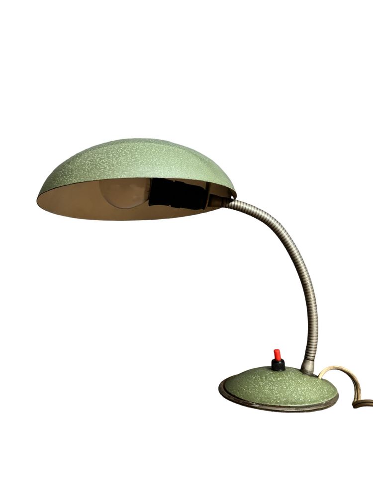 Lampa biurkowa grzybek vintage prl