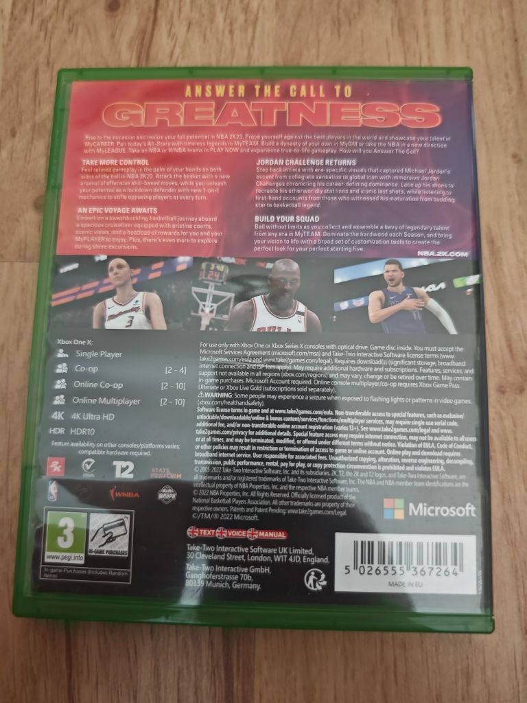 NBA 2023 2k23 xbox one s x series