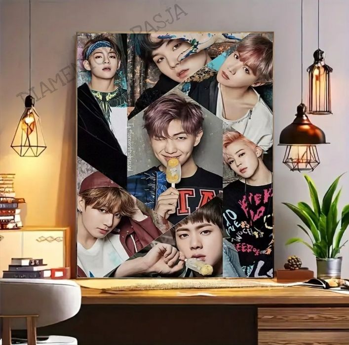 BTS BANGTAN BOYS ARMY K-pop obraz mozaika diamentowa do WYKONANIA