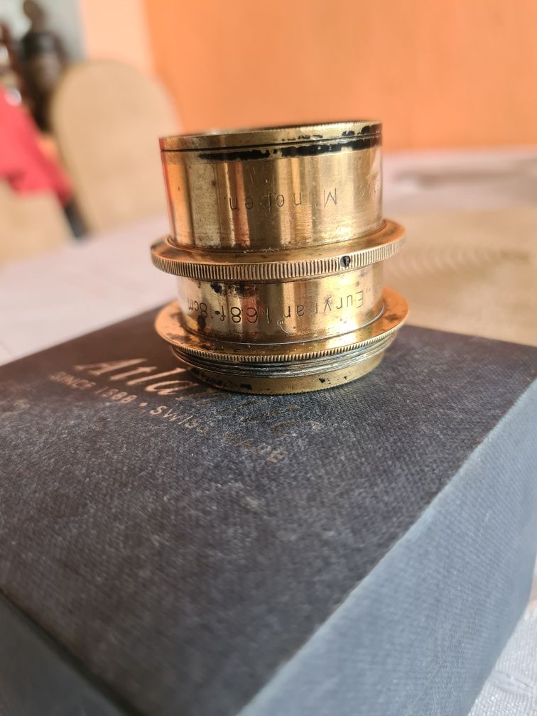 Obiektyw Doppel Anastigmat Eurynar 1:6 f - 18 cm G. Rodenstock Munchen