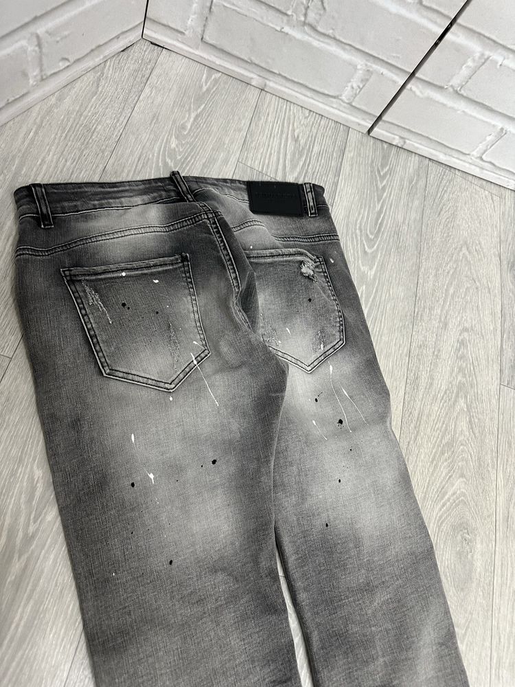 dsquared джинсы слим фит скини дрип