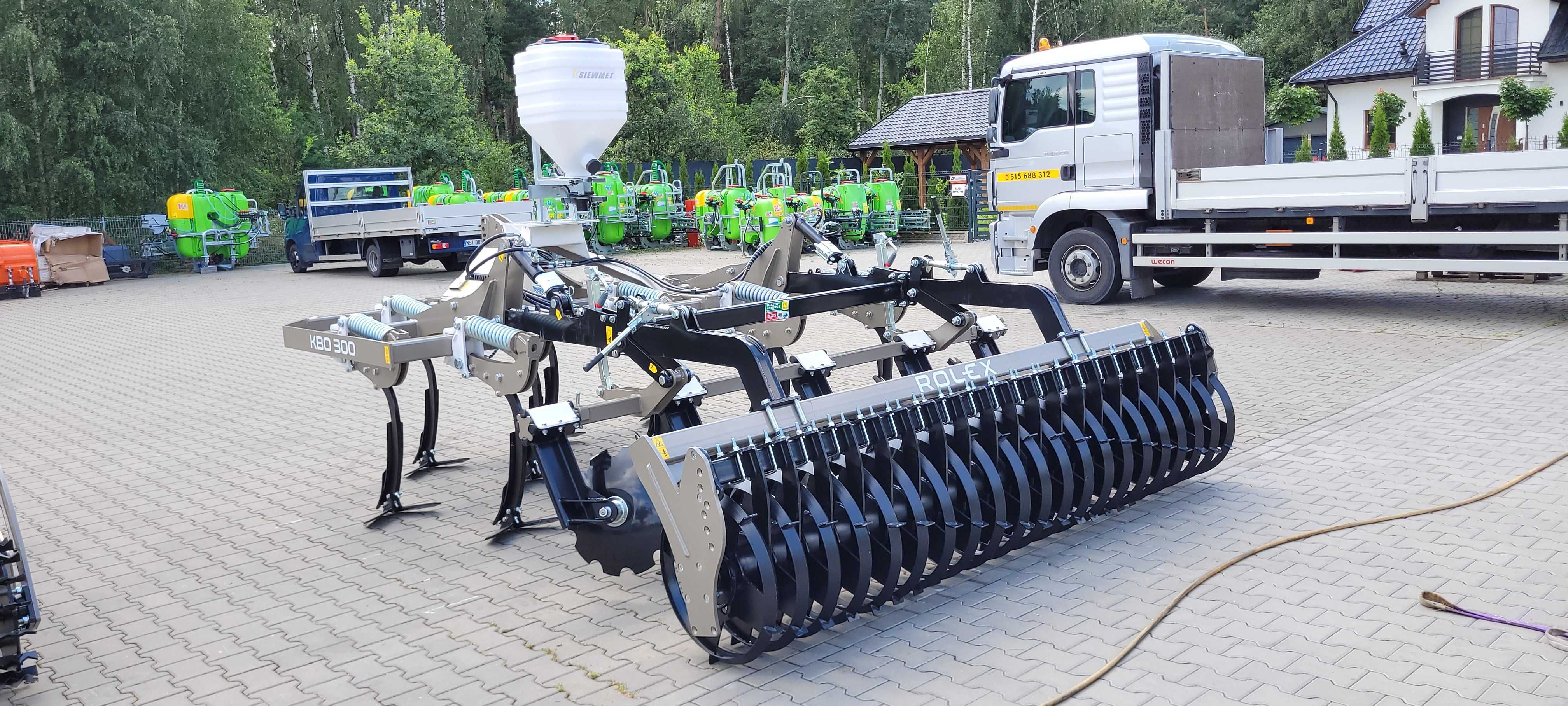 Ocynk Siewnik poplonów solarka z mieszadłem Siewmet Wiko-Plon Tolmet