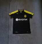 Koszulka piłkarska Borussia Dortmund 2013/2014 Black Yellow Nametag Sz