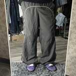 широкі нейлонові штани на утяжках sweatpants