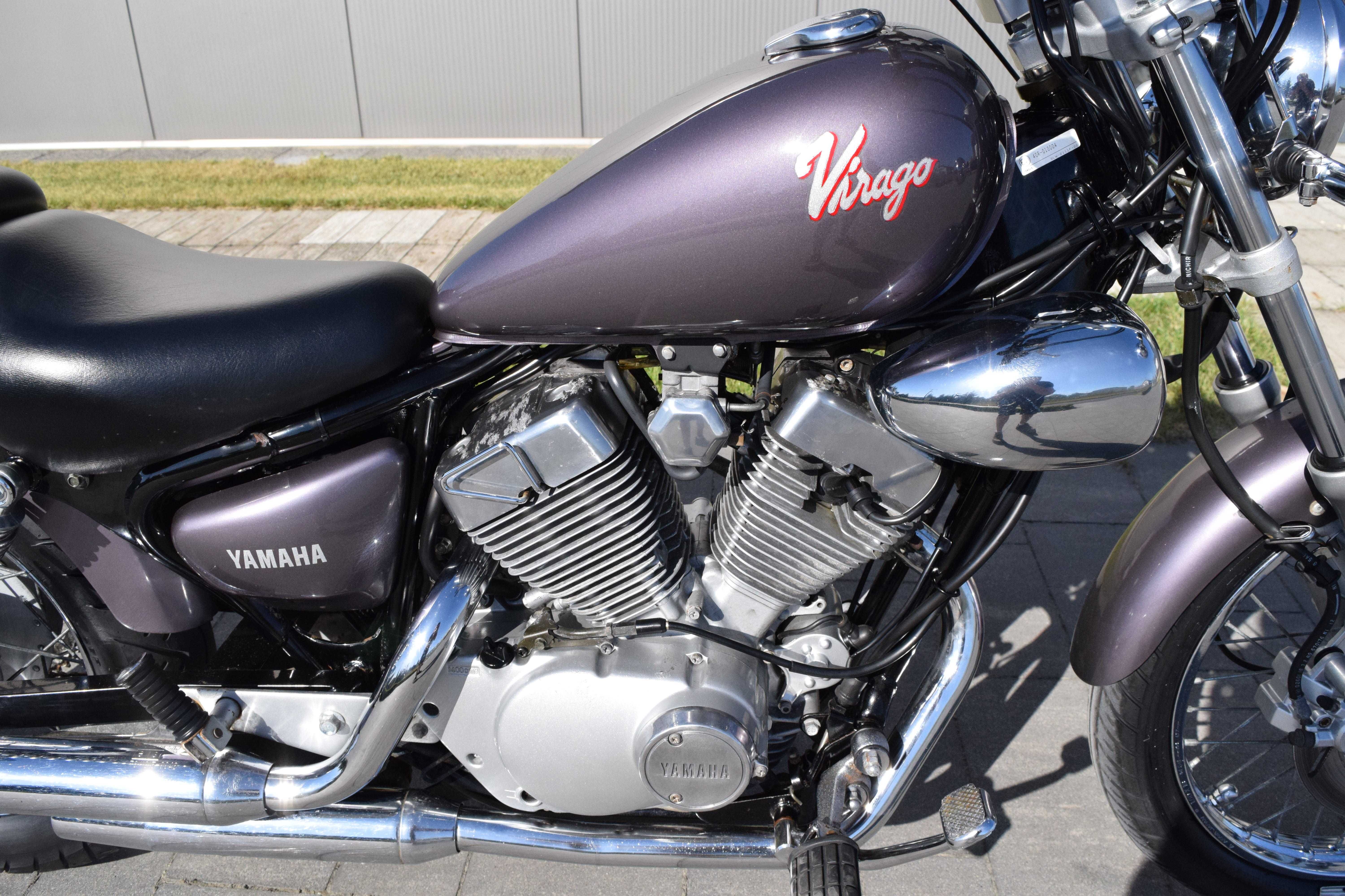 Yamaha XV 250 Virago oryginał, 1 ręka, silnik igła, książka, z DE***