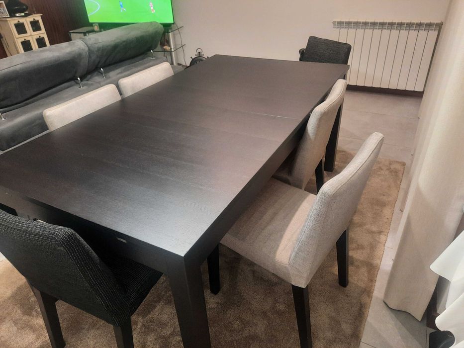 Mesa sala de jantar em wengue