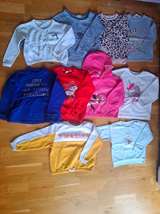 128szt ubranek r.98/104 dziewczynka