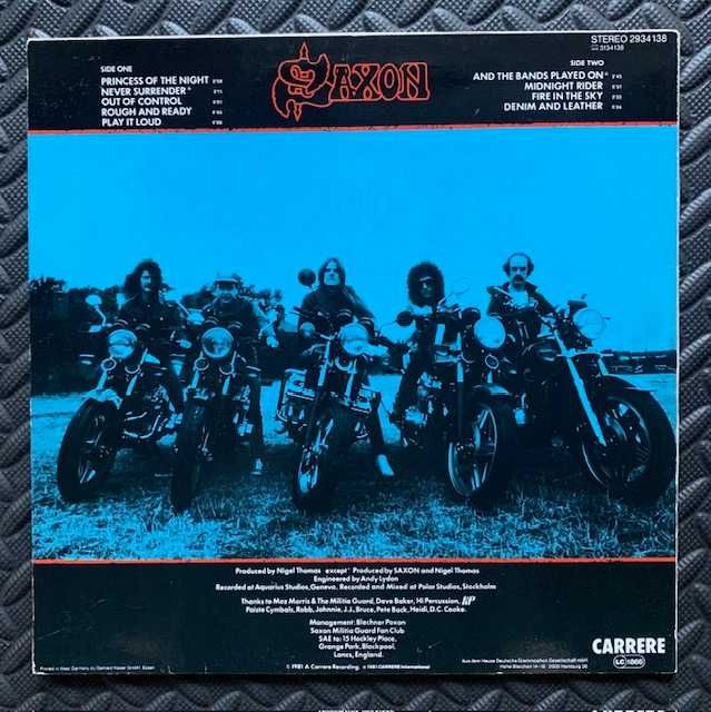 Saxon ‎– Denim And Leather