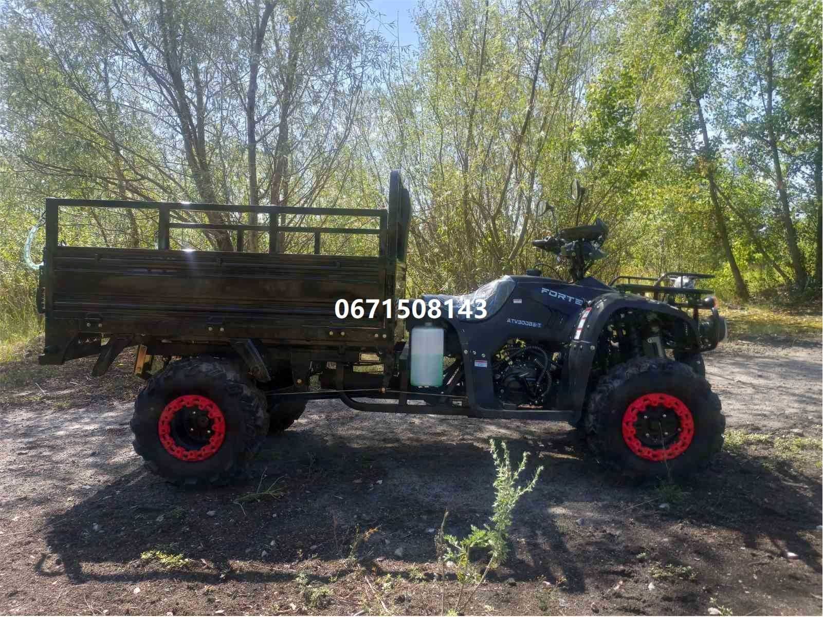 Квадроцикл грузовой Forte ATV 250 BS-T (черный)ФОРТЕ доставка під двір