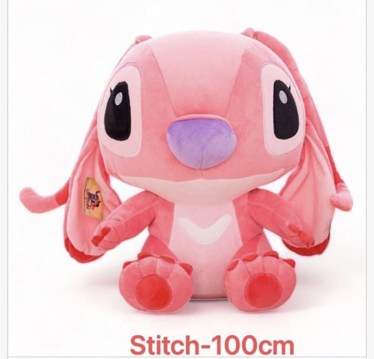 Maskotka pluszak różowy stitch 100 cm