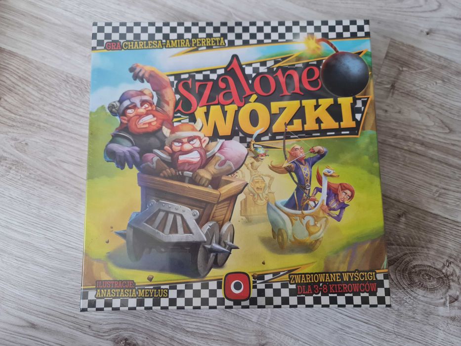 Gra planszowa Portal Szalone wózki nowa