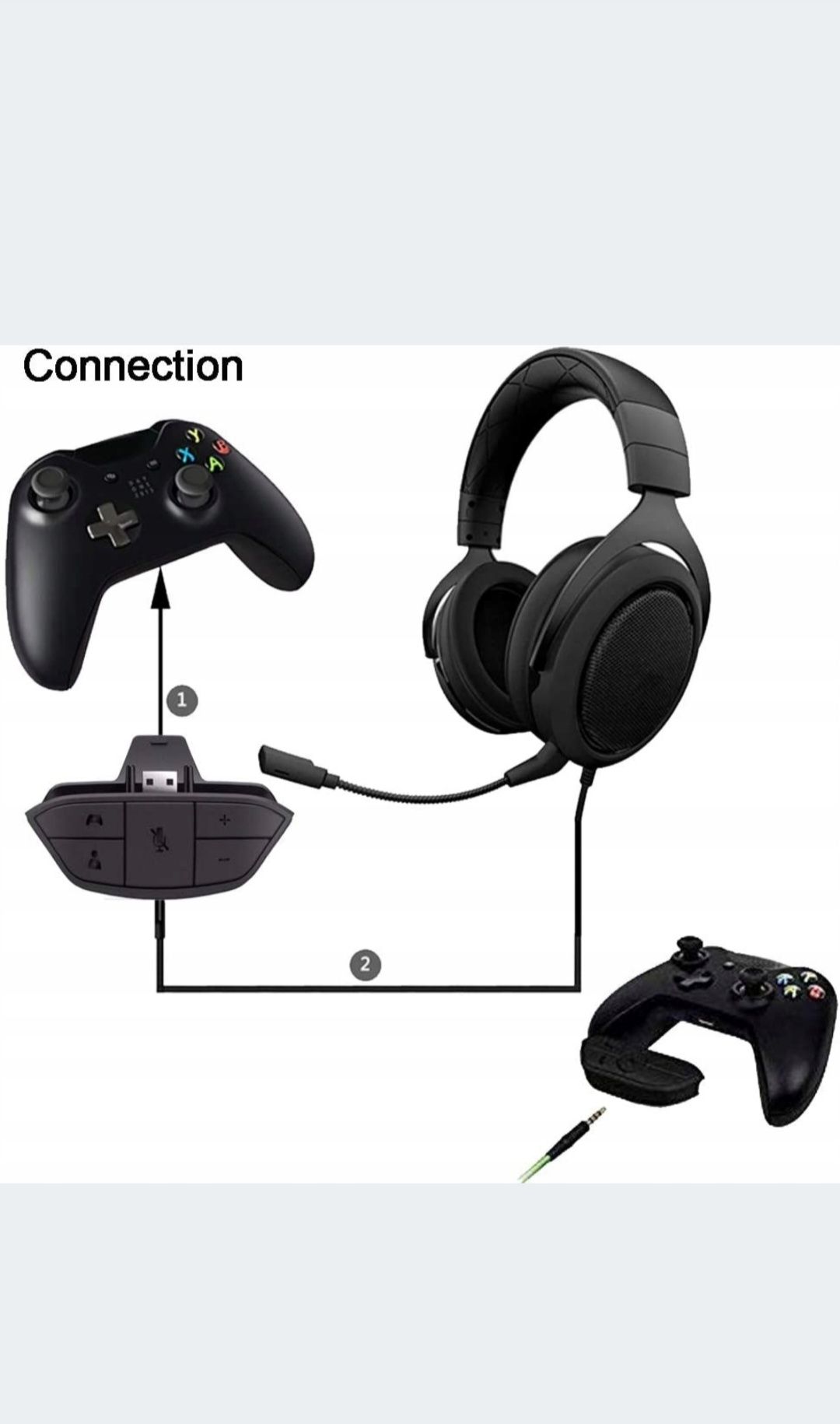 Adapter do zestawu słuchawkowego stereo Xbox one