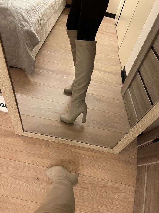 Ботфорти шкіряні 37р