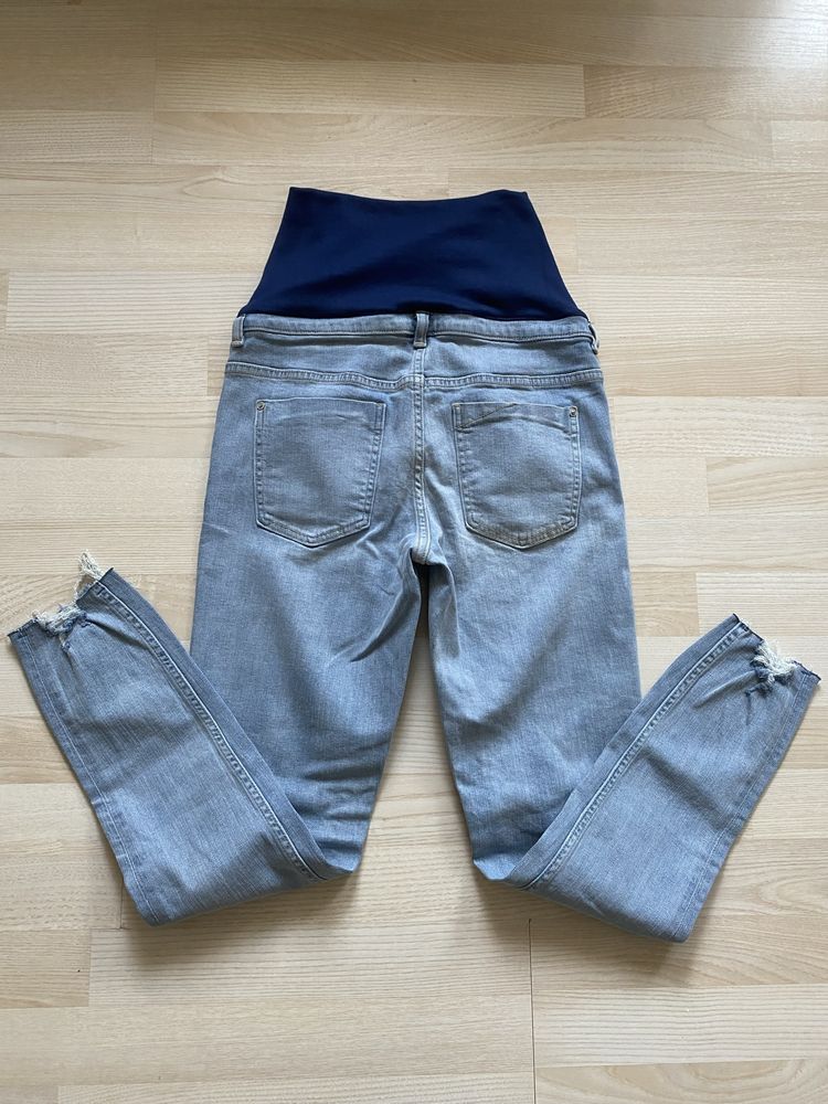Spodnie ciążowe Jeans miekki eladtyczny S/M