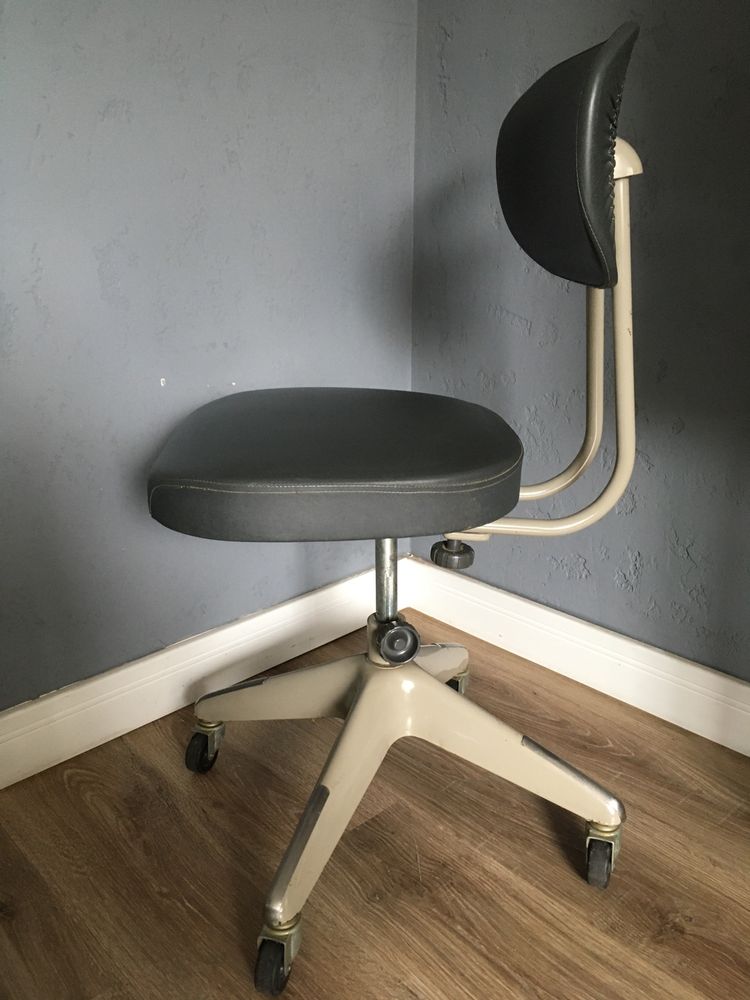 Okamura Industrial Office Chair krzesło lata 70 vintage